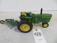 John Deere 4010 w/nf Diesel w/4 bottom plow, Ertl 1/16 scale