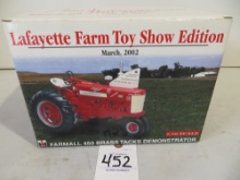 Farmall 450 Brass Tacks Demonstrator, Lafayette Farm Toy Show 2002, 1/16 sc