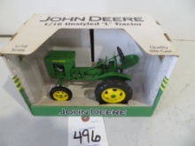 John Deere Unstyled L tractor, 1/16 scale SpecCast
