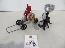 Gas engine w/milk pump