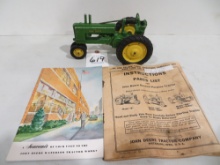 John Deere A manual and souvenir brochure for John Deere, Waterloo, IA