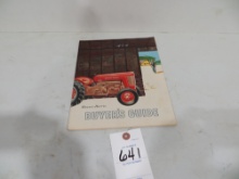 Massey Harris Buyer's guide w/bronze engine, Schulz & Henle in Essig, Minn