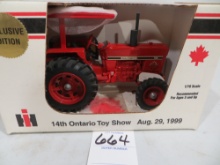 International 784 tractor, Exclusive Edition, 14th Ontario Toy Show 1999 Sc