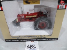Farmall 350 Diesel w/platform, Commemorative tractor Brown County Wisconsin