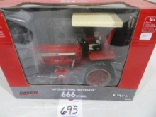 International Harvester 666 Hydro tractor w/weights and canopy, Ertl 1/16 s