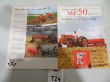 MF 50 tractor brochure, 1962
