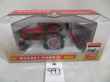 MH50 tractor w/plow attachment, Highly Detailed, Firestone rubber, Wheels of Time Collection LE