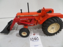 AC D21 tractor w/Westendorf Iowa loader bucket attached, 1/16
