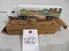 Land o Lake semi and trailer, White GMC 1/64, Exclusively for Toy Farmer 1995