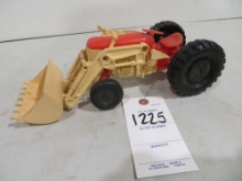 plastic tractor made in USA broken loader