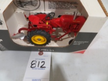 Massey Harris tractor w/1 bottom plow, wrong box