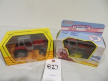 2 Massey Ferguson Farmer Boy Lone Star Tractors, Made in England, 1984 & 1986