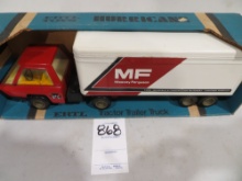 Hurricane - Tractor Trailer Truck, Massey Ferguson, Ertl, Rare hard to find