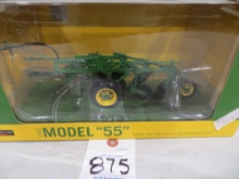 John Deere Model 55 3 bottom plow with Hydraulic lift, SpecCast 1/16