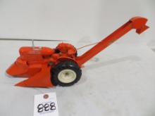 Allis Chalmers WD-45 tractor w/2 row picker, handcrafted by Weber's Gem, Li