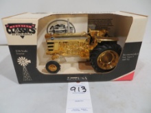 Massey Ferguson Gold tractor, Scale Model box signed by Joe, Classic Countr