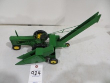 John Deere 50 w/mounted corn picker, custom, RARE