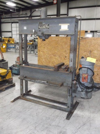 ROGERS MDL S60-13-PU-8 60-TON HYDRAULIC PRESS