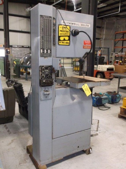 DELTA MDL 28-3X5 BAND SAW W/BLADE WELDER