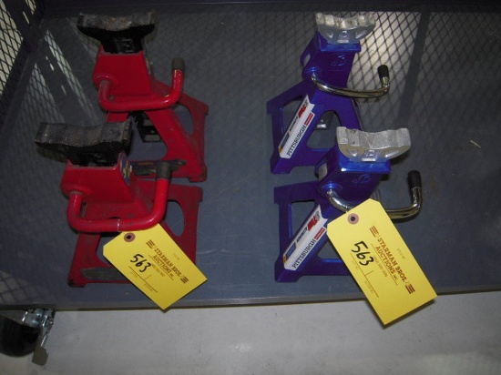 (LOT) (2) SETS OF JACK STANDS