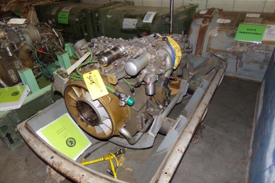 GE CT7-2A ENGINE (POWER TURBINE MODULE REMOVED BUT PRESENT)