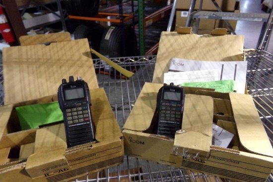 (2) ICOM IC-A24 RADIOS