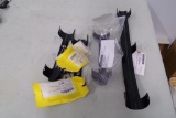 (4) SKID TUBE SHOES (SOME REPAIRED)