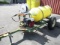 REDDICK EQUIPMENT 2-WHEEL DE-ICE CART, 150-GALLON POLY TANK, HONDA GX-160 GAS ENGINE, KAPPA PUMP, HO