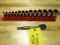 SNAP ON 3/8'' DEEP WELL SOCKET SET (15 EA)