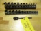 SNAP ON 3/8'' SHALLOW & DEEP WELL SOCKET SET (25 EA)