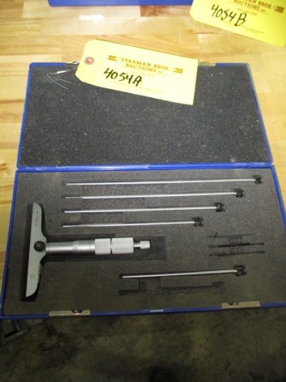 BLUE POINT DEPTH MICROMETER 0-6''