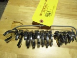 SNAP ON CROWS FEET WRENCHES 3/8'' (13 EA)