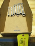 SNAP ON RATCHETING COMBINATION WRENCH SET (7 EA)