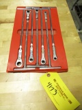 SNAP ON T-HANDLE RATCHETING WRENCH SET (7 EA)