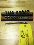 SNAP ON 1/4'' SHALL & DEEP WELL SOCKET SET (20 EA)