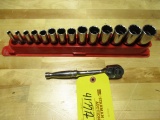 SNAP ON 3/8'' DEEP WELL SOCKET SET (15 EA)