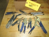 BLUE POINT VICE GRIP STYLE WRENCHES (7 EA)