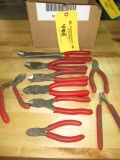 SNAP ON SIDE CUTTERS & DIKES (9 EA)
