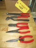 SNAP ON NEEDLE NOSE, CHANNEL LOCK & SIDE CUTTERS (5 EA)