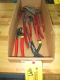 SNAP ON & BLUE POINT CHANNEL LOCK PLIERS (6 EA)