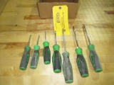 SNAP ON SCREWDRIVERS (7 EA)