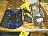 MISC TOOLS, HACK & WOOD SAWS, SCRAPERS, CLIPS, ETC.