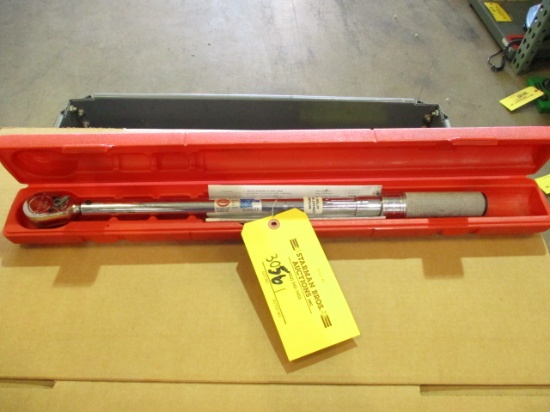 SNAP-ON TORQUE WRENCH 5O-250 FT/LB, 1/2'' DRIVE MDL QC3R250