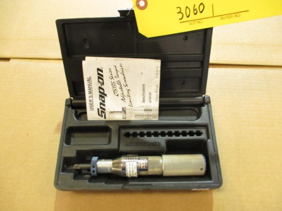 SNAP-ON TORQUE SCREWDRIVER 5-35 IN/LB MDL QTS135
