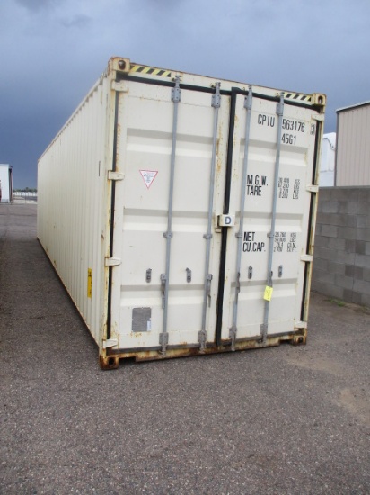 40' HIGH CUBE SEA-GOING CONTAINER