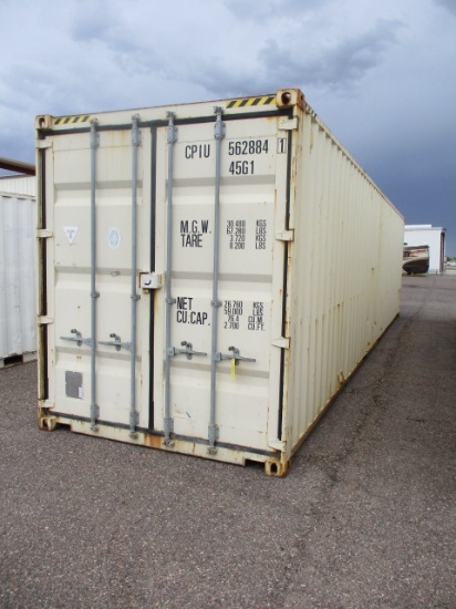 40' HIGH CUBE SEA-GOING CONTAINER