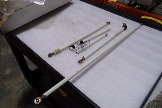 (5) GLOBAL 5000 ROD & STRUT ASSYS & VARIOUS P/N'S