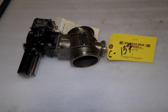 G4 BUTTERFLY SHUT-OFF VALVE, P/N 398896-3-1/70210-544060-3-1