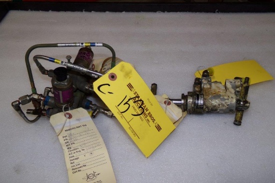 G4 SOLENOID VALVE, P/N 3836- & LOCKING ACTUATOR, P/N 1159H20263-3
