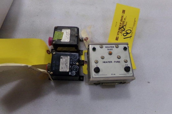 (2) G4 TEMP CONTROL BOXES, 607712-6-2 & HEATING CONTROL UNIT 212H000310